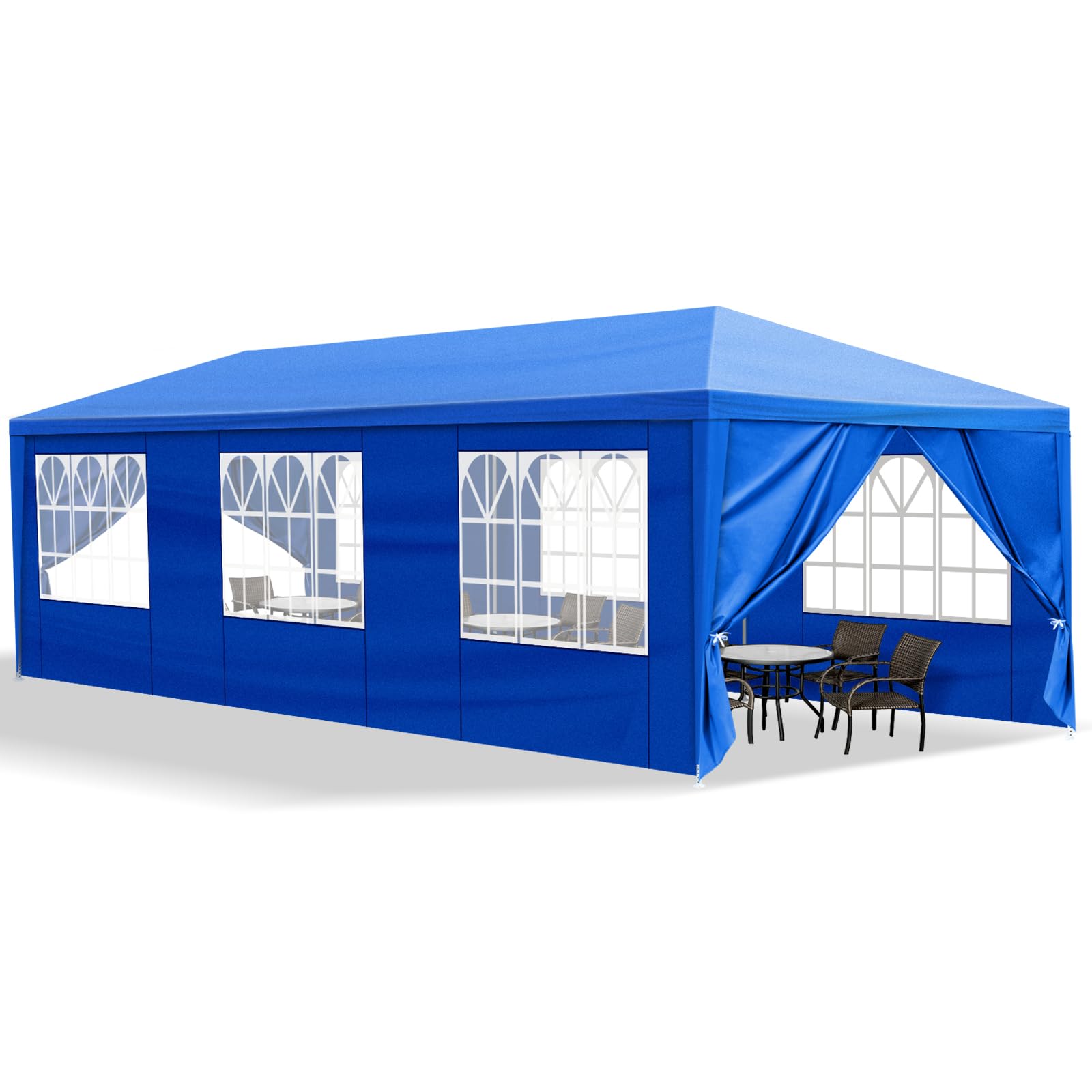 Photo 1 of ***SIMILAR ITEM/ 3x10***
10x30ft Outdoor Party Tent,Waterproof Canopy Patio Wedding Gazebo,Commercial Heavy Duty Large Party Tents,Folding Gazebo Canopy Tent,with 8 Removable Sidewalls,for Yard Event Deck Parties (Blue)