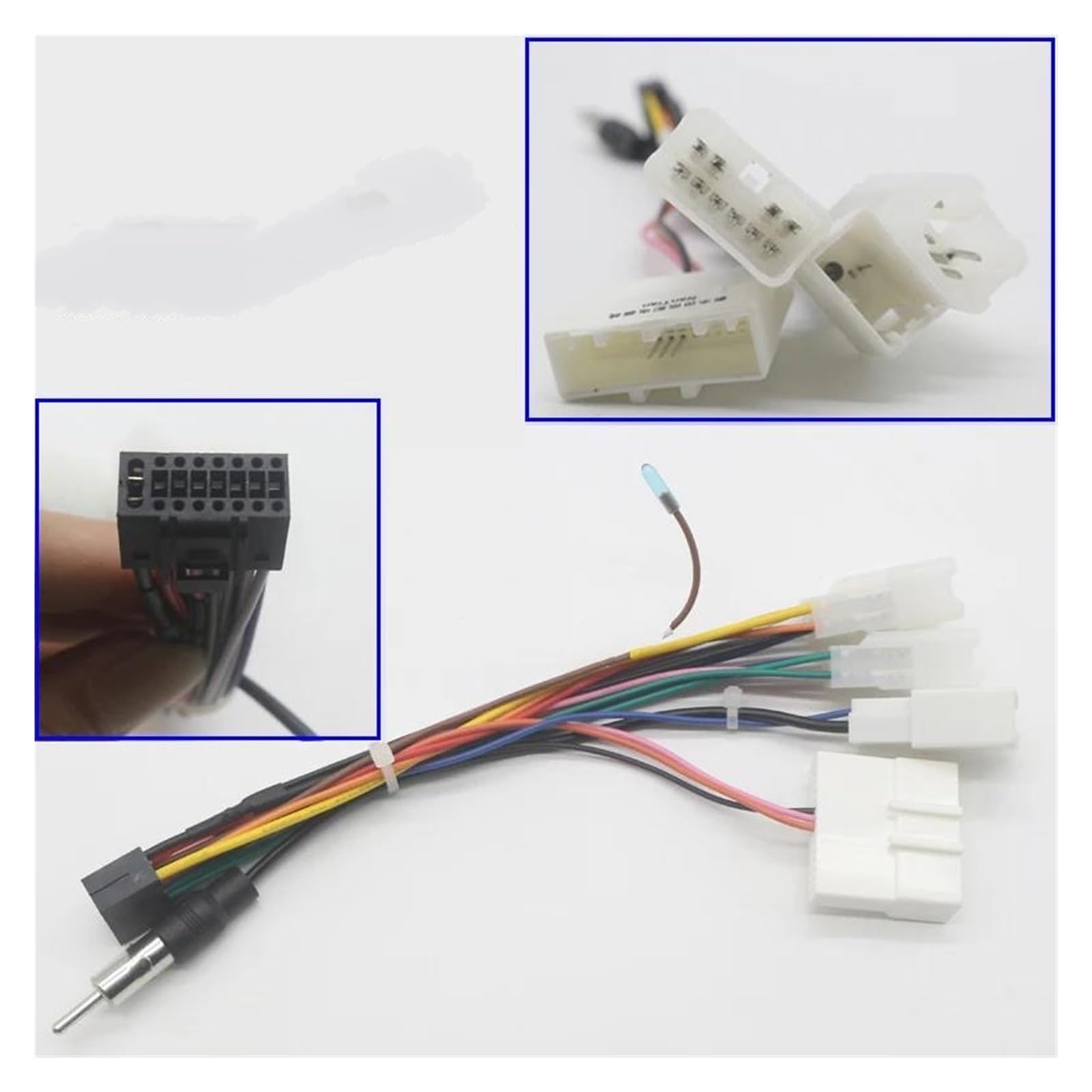 Genérico Adaptador Radio Coche Kit Marco Radio Coche para Corolla para Axio 2 para Fielder 3 E160 2012-2021 Marco Embellecedor del Panel Instrumentos(Fascia)