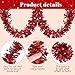 Dingion 59 Feet Christmas Tinsel Garland Metallic Twist Ornaments Hanging Glitter Xmas Garland for Christmas Tree Indoor Outdoor Decoration Party Supplies