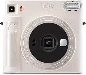 instax Câmera instantânea SQ1 quadrada, branco giz