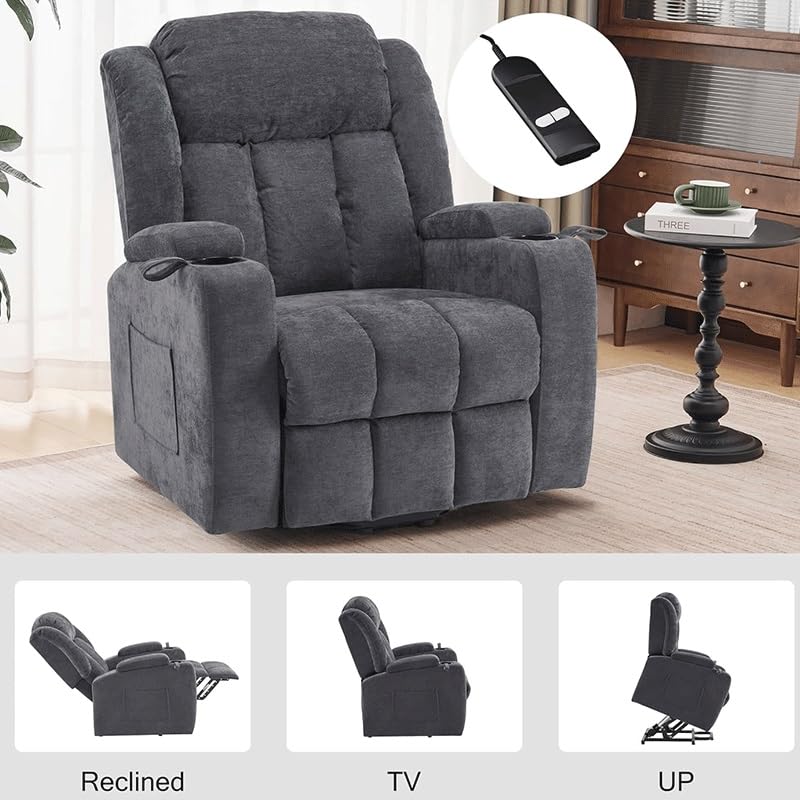 Sillón Plegable Terciopelo Gris miniatura 4