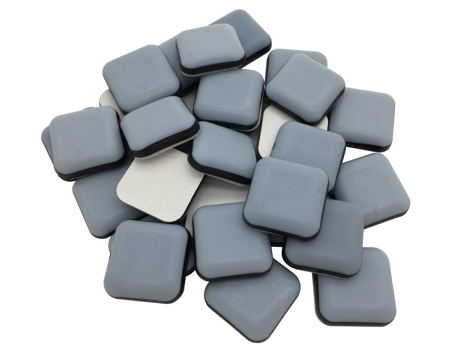 RCHYFEED Meubelglijders kunststof voor tapijt, 8 stuks, 23,5 - 3,5 cm, Teflon meubelglijders, ovaal, voor zware meubels, meubelglijders voor bank, bed, meubelbeschermer, tapijtglijders
