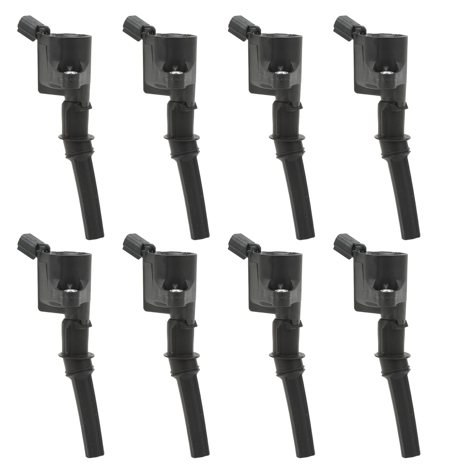 Juego de bobinas de encendido Torvex, paquete de bobinas de 8 piezas y bobina de bujía FD502 compatible con encendido de motor E-150 E-250 E-350