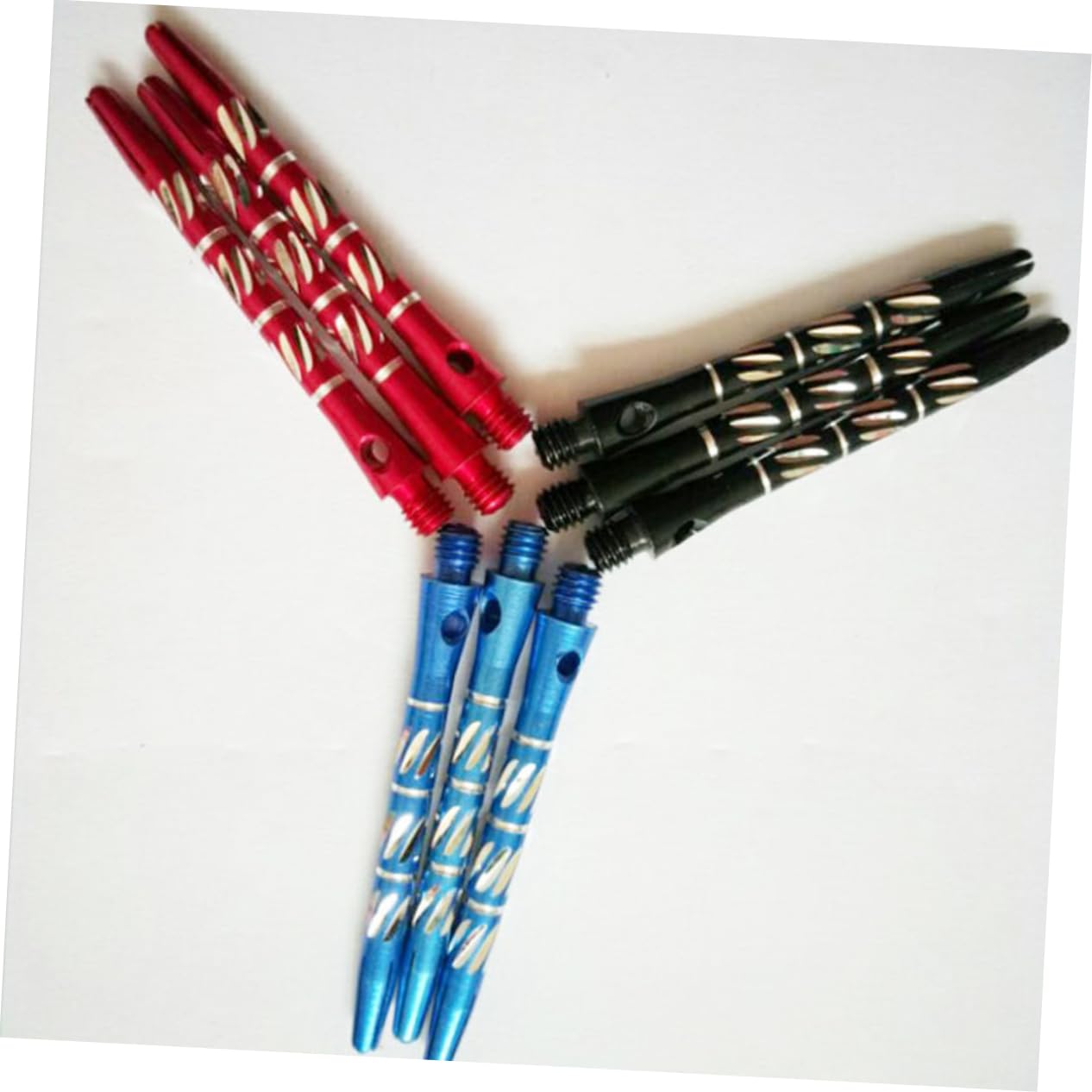 KOMBIUDA Alloy Shafts Set 27pcs 4.5mm Diameter 2ba Thread Fit for Standard Flights