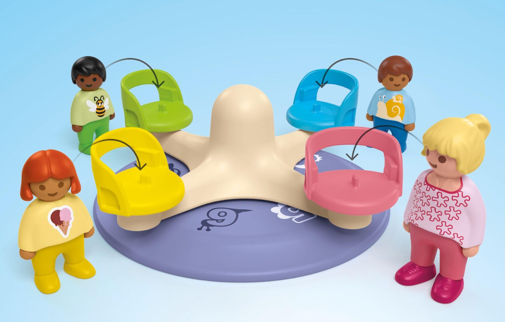 PLAYMOBIL 71701 JUNIOR Number-Merry-Go-Round - Image 4