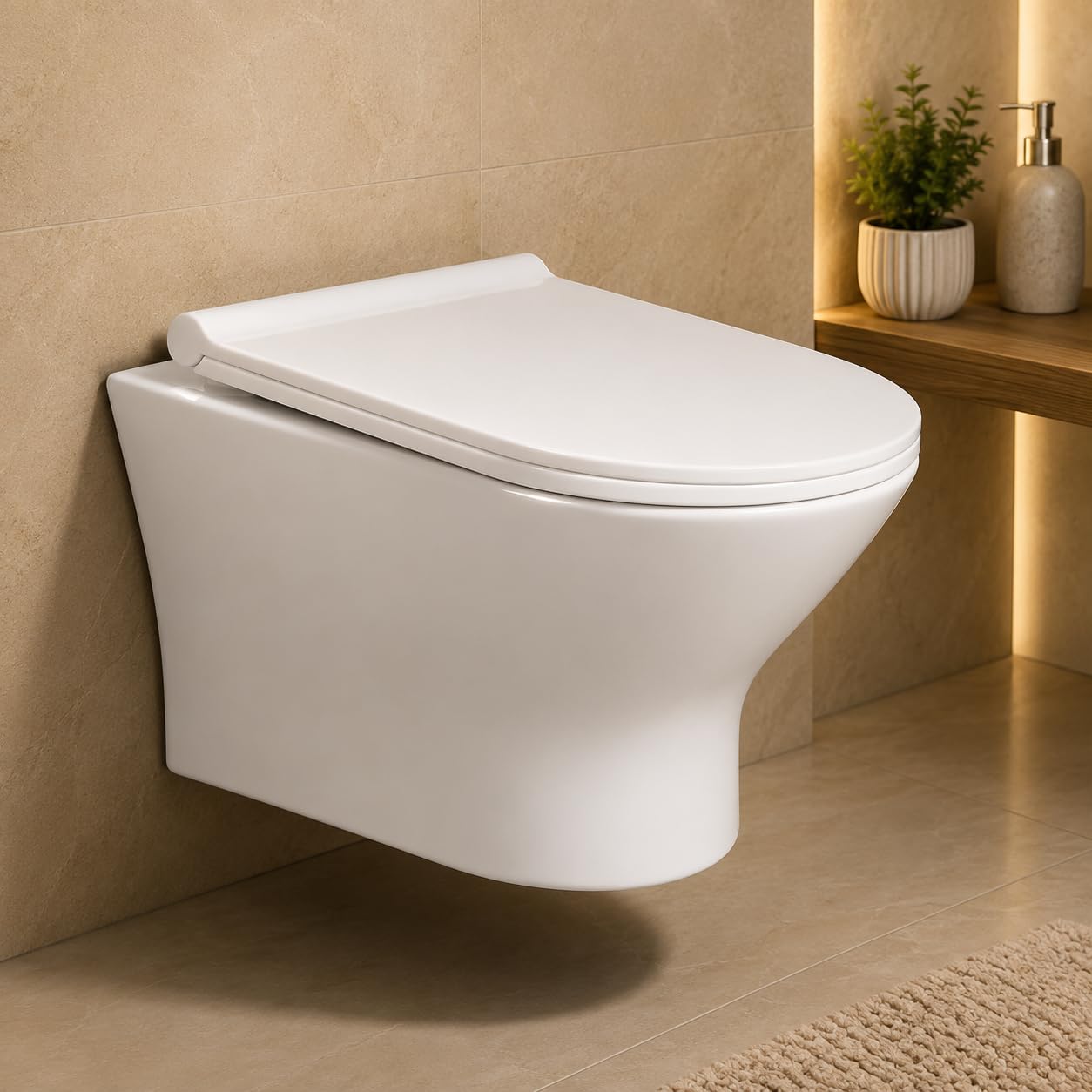 Hindware Fabio Neo Toilet - Wall Hung Ceramic -1