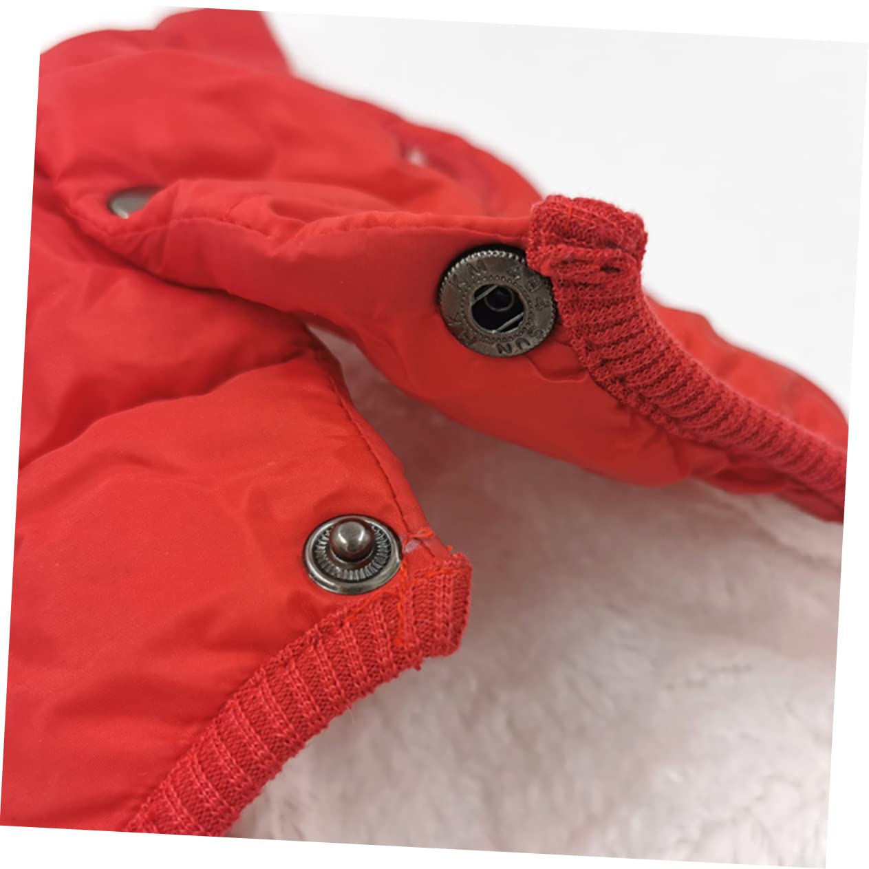 FRCOLOR 3pièces Gilet Hiver pour Chien Veste Chaude Et Confortable pour Animaux De Compagnie Vêtement Extérieur pour Promenades Hiver Rouge XS