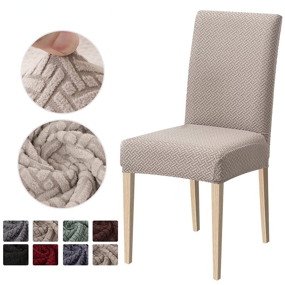 OKYUK Set di 2/4/6 coprisedie elasticizzate, rimovibili e OKYUK Set di 2/4/6 coprisedie elasticizzate, rimovibili e