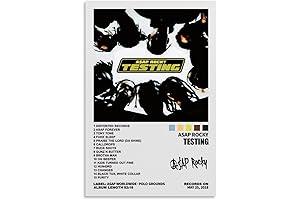 SHUKI ASAP Rocky Poster ASAP Rocky Testing Album Cover Posters for Room...