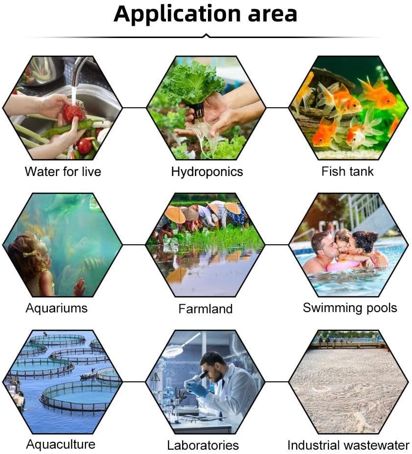 Nutrient Meter Test Nutra Hydroponics Reader, Replaceable Sensor for Optimal Measurement, Slim Design for Comfortable Use