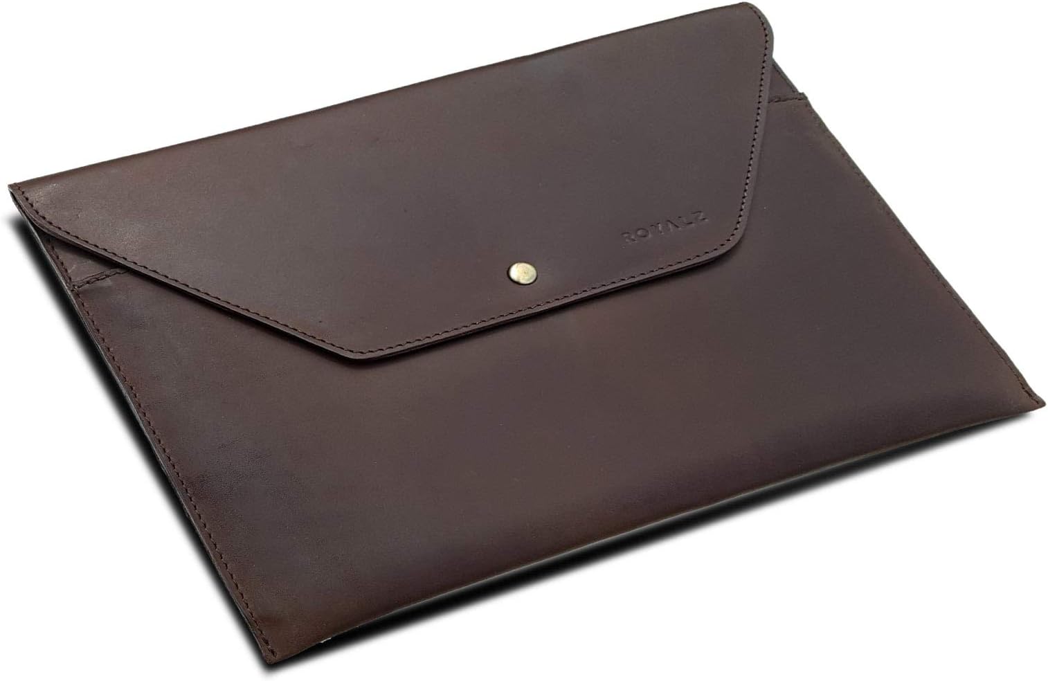 ROYALZ Vintage Leather Case for Samsung Galaxy Book Flex Alpha Protective Case 13.3 Inch Sleeve Design Case Tablet Folder Flat Genuine Leather Case Colour: Tacoma Brown