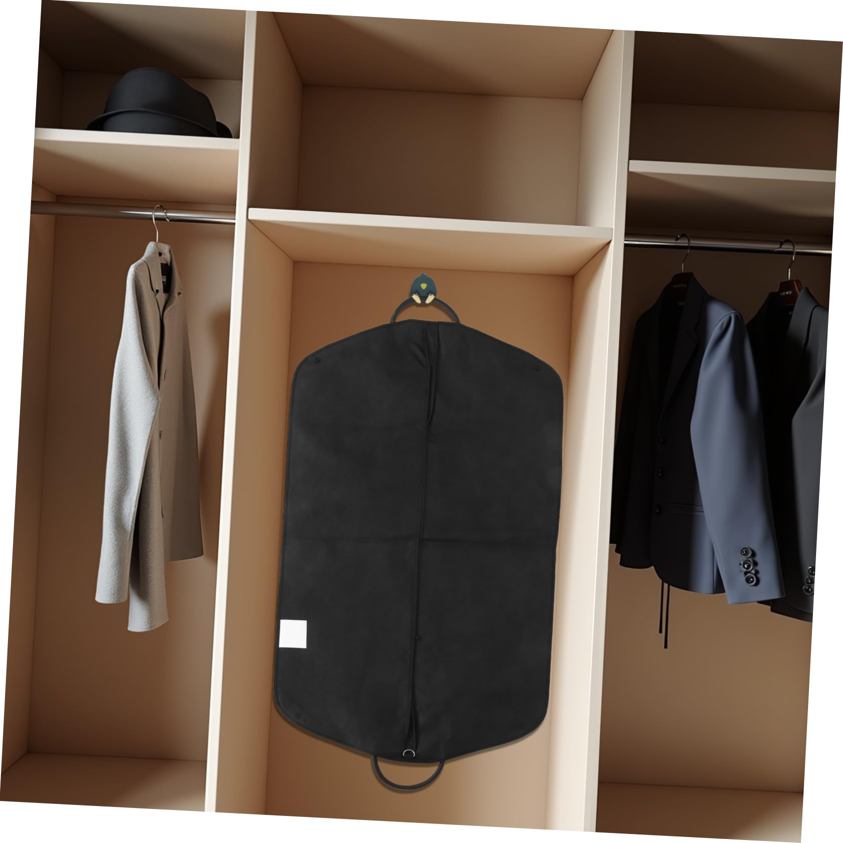 Gatuida 2 Piezas Unidades Bolsas para Trajes de Negocios Cubiertas para Prendas de Tela No Tejida Bolsa Protectora Ligera y Transpirable para Chaquetas y Abrigos con Cremallera Resistente