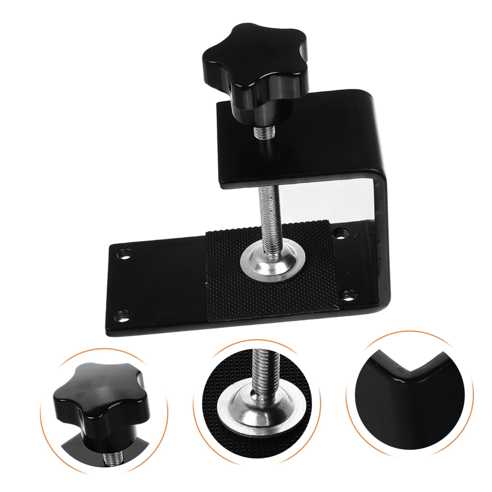 Schalthebelständer aus Eisen Schwarz mit Tragbarem Design und USB Linear Simulation Verstellbare Halterungsaustausch für Rennspiel Handbremse Kompatibel mit PC und Ps Gaming