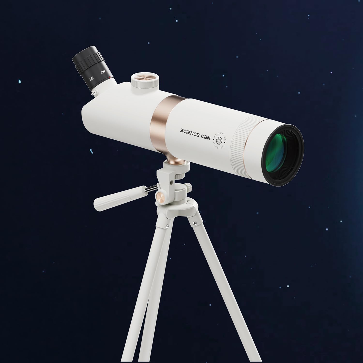 Canal Toys - So Science - Télescope Horizon Star pour Enfant dès 8 Ans - Zoom 20x à 60x - Support Smartphone - Trépied Réglable - Kit Astronomie Lune, Planètes et Étoiles - COS 008FR