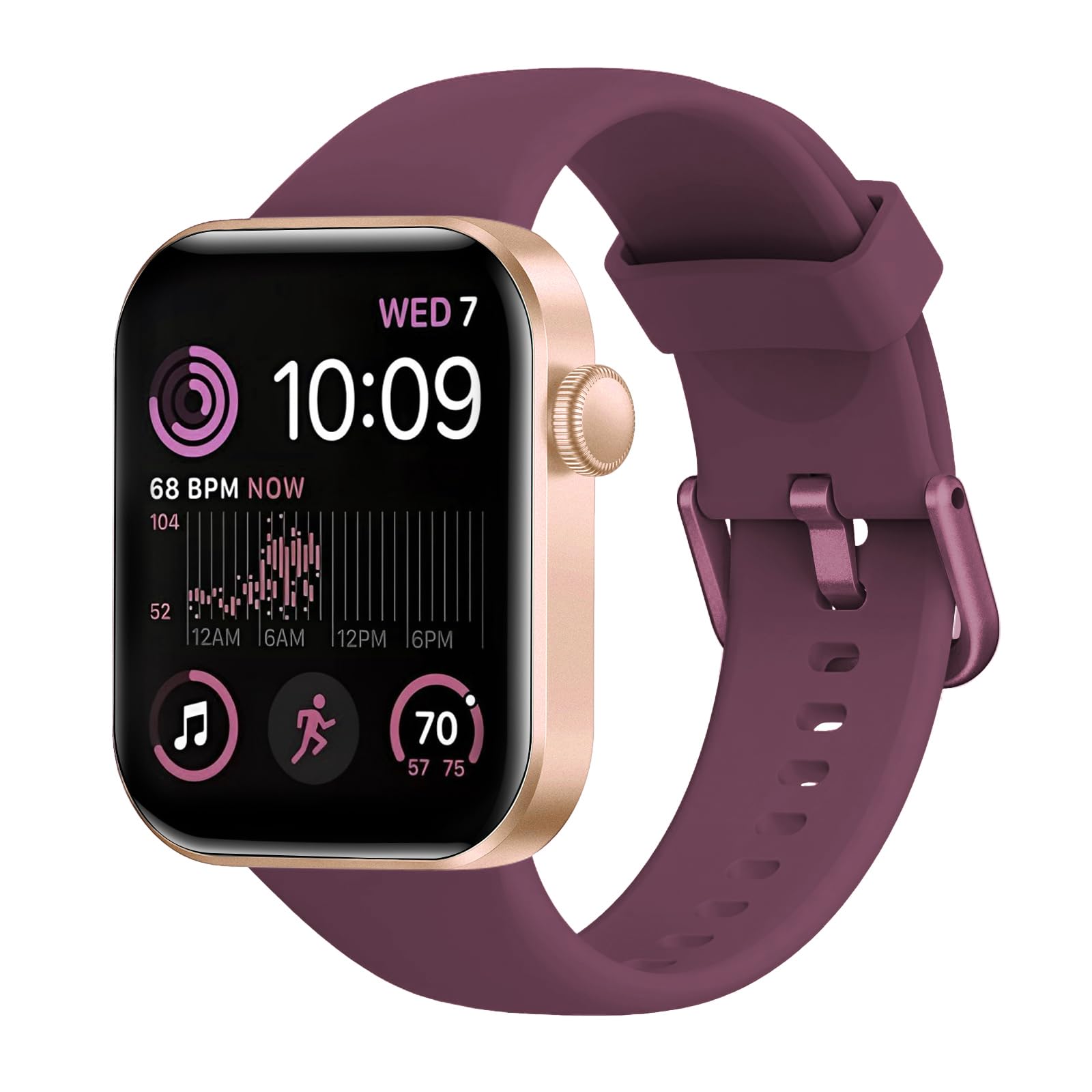 Smartwatch Uomo Donna, 1.85" Orologio Smartwatch con Effettua/Risposta Chiamate, 140 Sportive Smart Watch con Contapassi/Sonno/Cardiofrequenzimetro/SpO2, Impermeabil IP68 Smartband per Android iOS