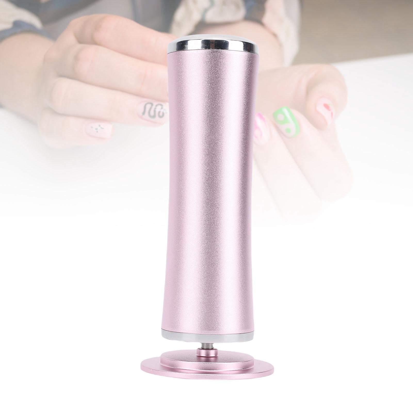 Pongnas Rimozione del Callo del Piede Elettrico, Kit di Rimozione del Callo del Piede Elettrico 500 Giri/Min con Dischi di Carta Vetrata 60 Pezzi per la Pelle Morta Secca Rosa