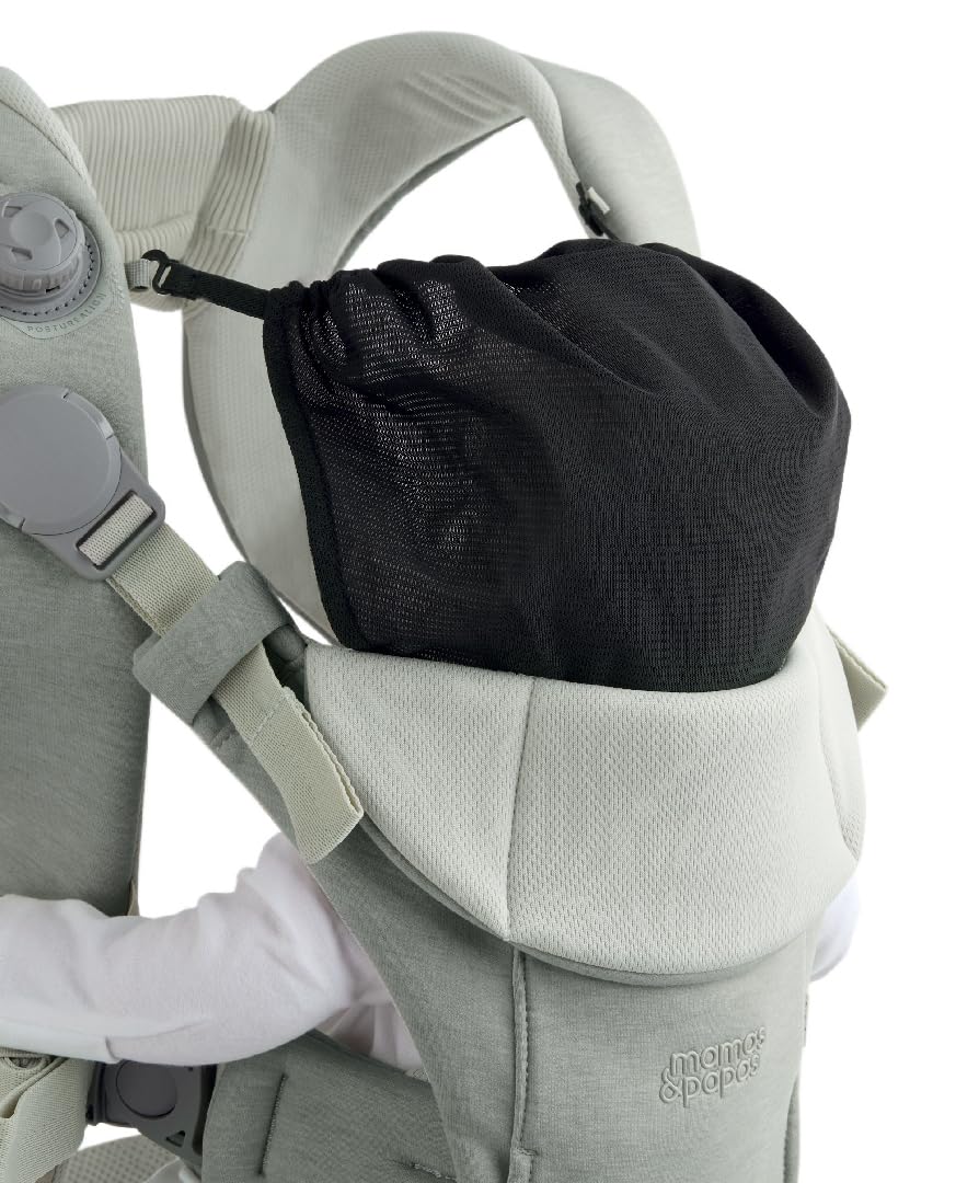 Mamas & Papas Kudo - Marsupio porta bebè, facile da montare, regolare e rimuovere, design innovativo, supporto ergonomico, postura sana, 0-36 mesi
