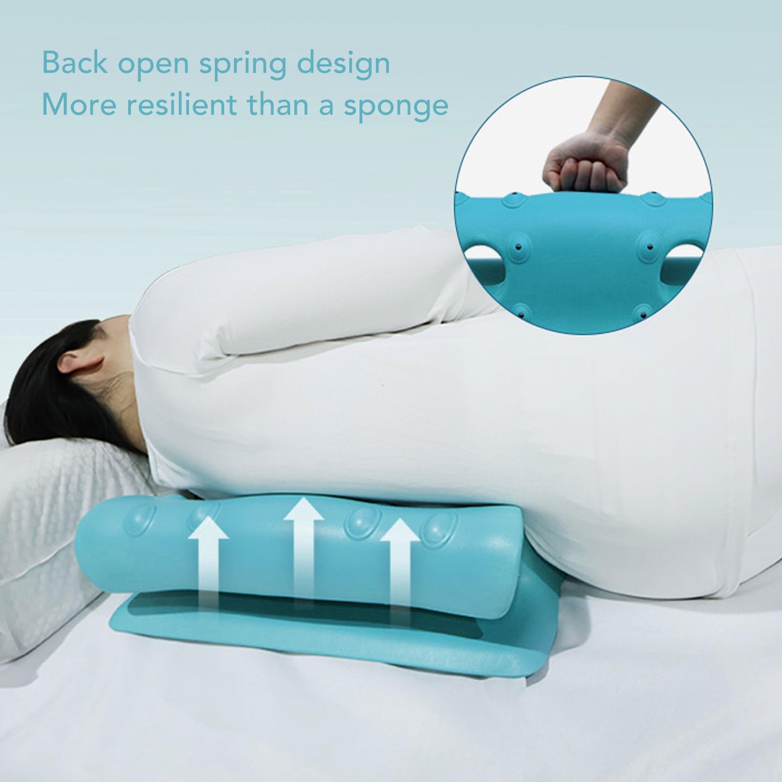 Sonew Cojín de Posicionamiento Corporal, Almohada de Cuña Giratoria para Dolor de Cama de EVA Lavable y Ventilada para Pacientes Ancianos Postrados en Cama