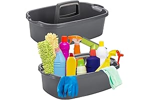 TOPZEA 2 Pack Cleaning Caddy: Your Ultimate Housekeeping Organizer