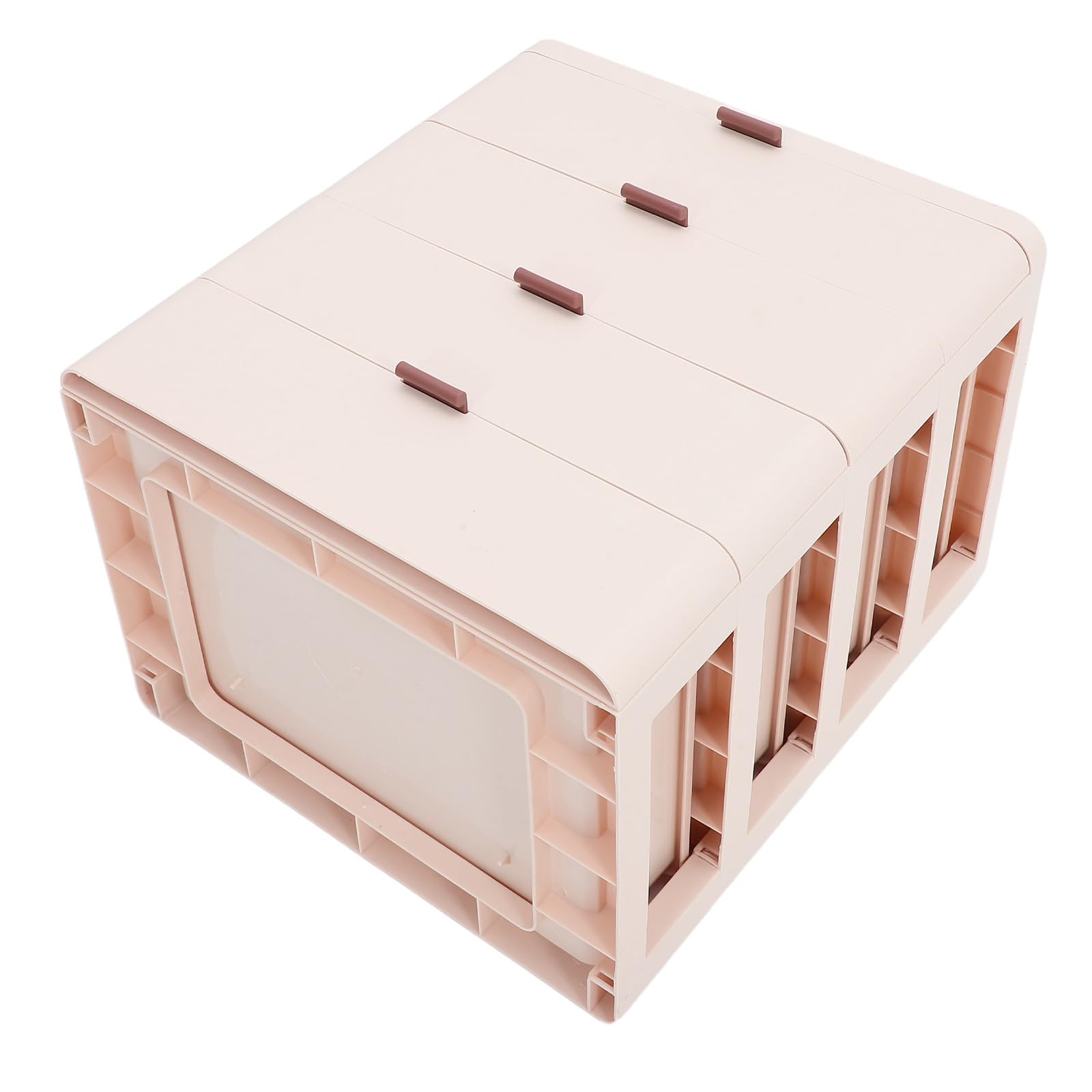 Organizer da Scrivania Scatola Portaoggetti in Plastica Pp con 4 Cassetti Multistrato Massimizza lo Spazio Verticale per Cosmetici e Penne per Cassetti e Hotel