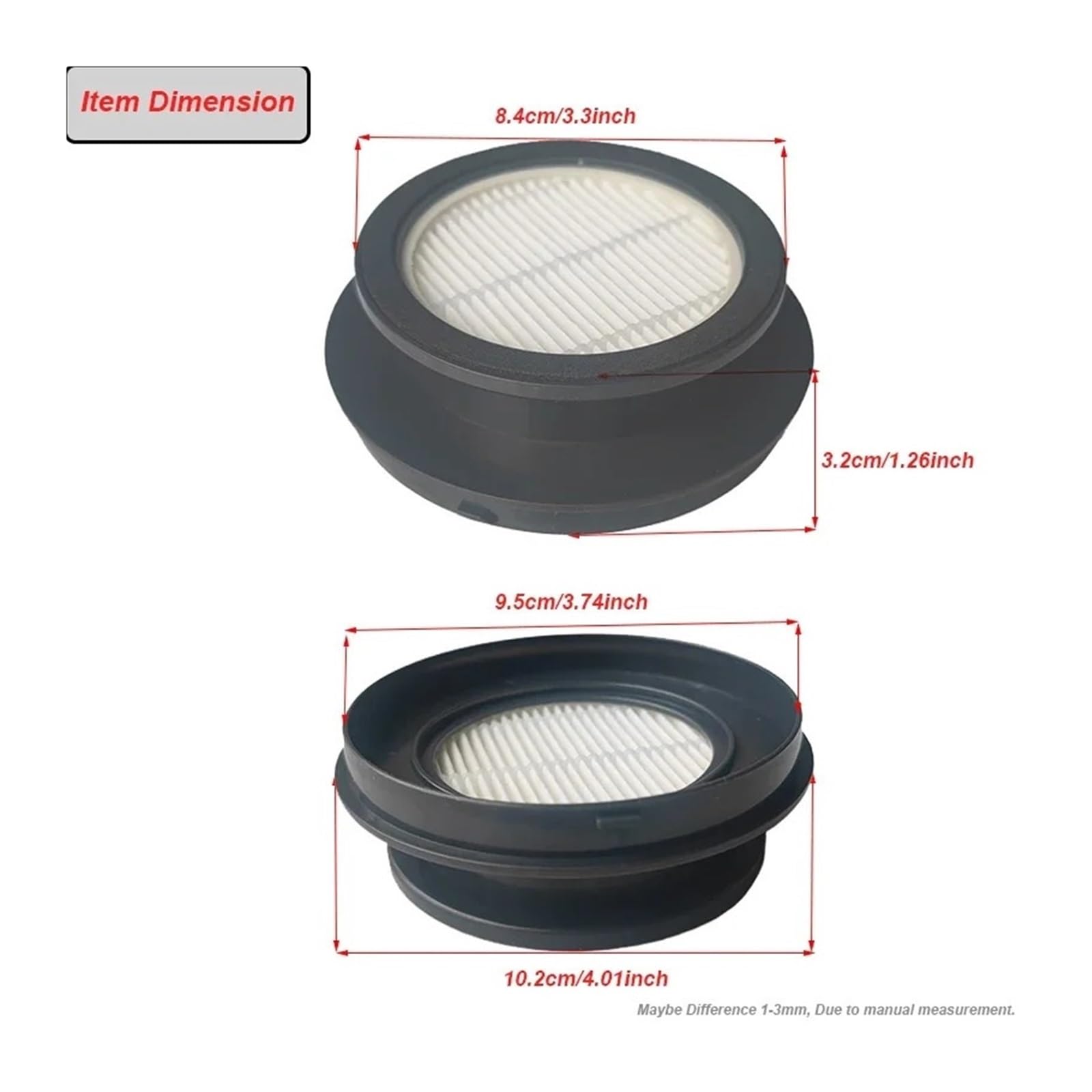 Filtros De Entrada X7A, Compatibles Con Laresar, V7 | Inserto for polvo, atrapa residuos microfinos, piezas de repuesto for aspiradora(4pcs)