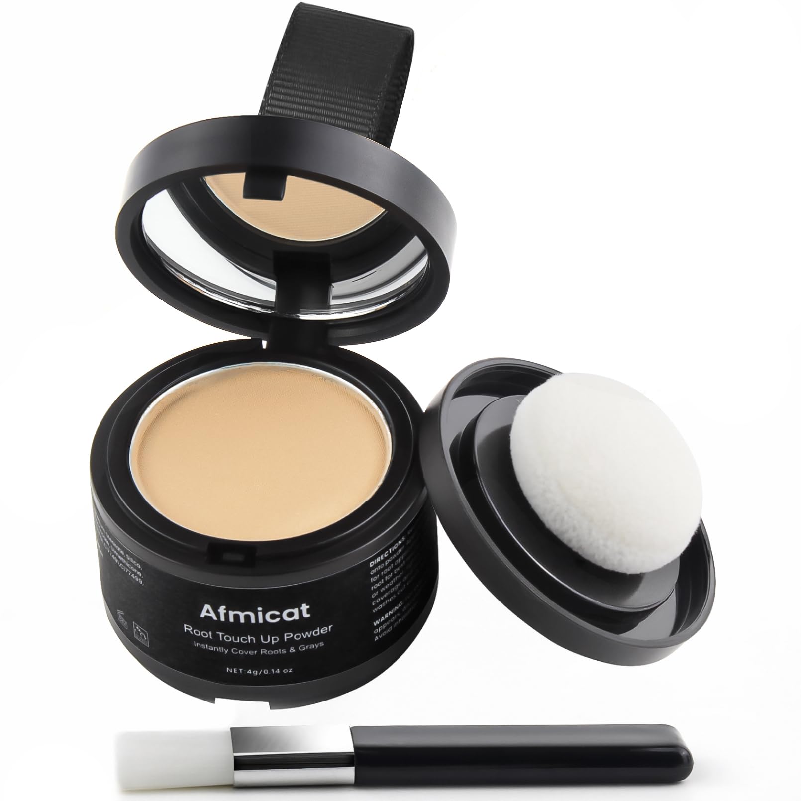 Instant Hairline Powder Root Touch Up Hair Color for Gray Coverage and Thinning Hair Root Cover Up Conceals