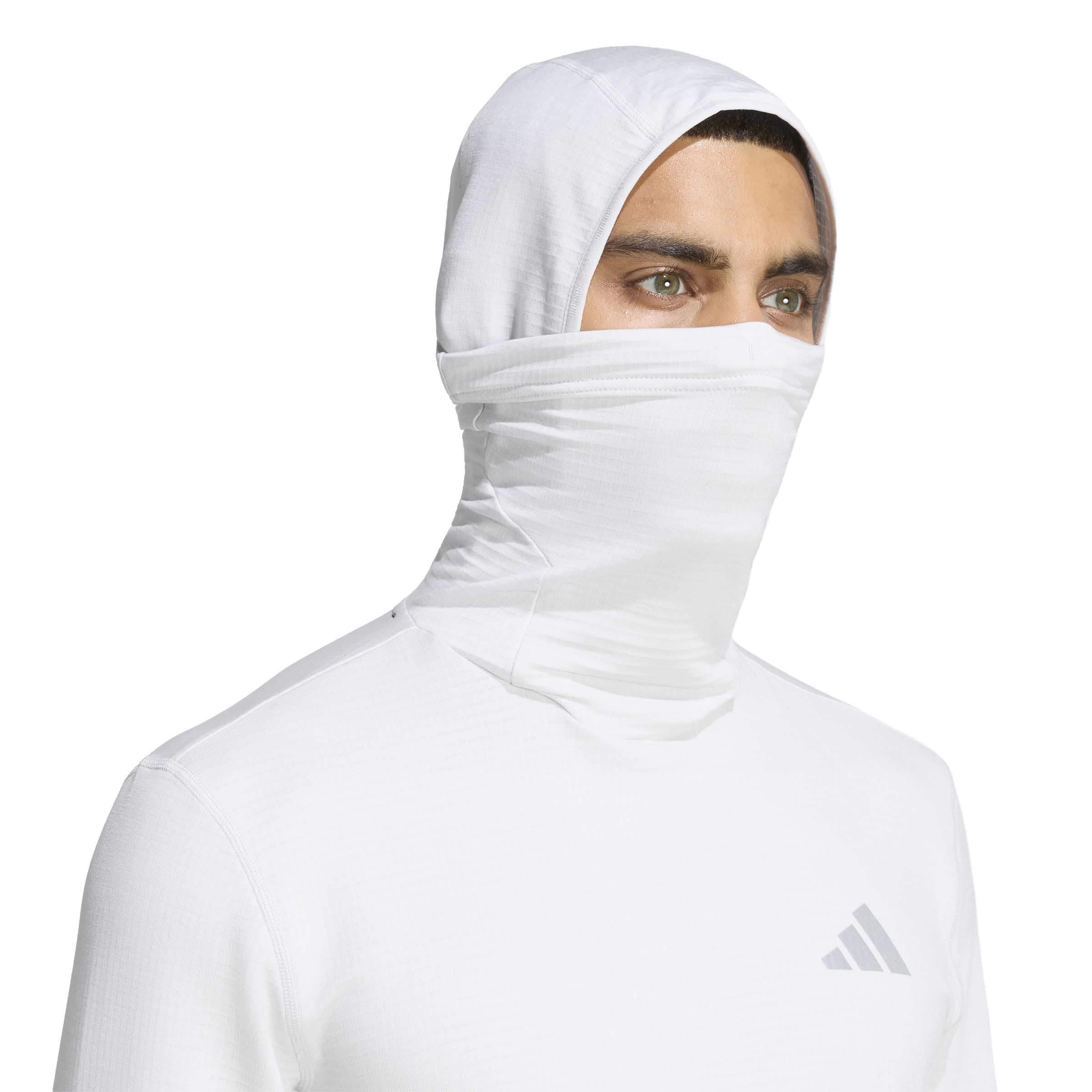 adidas Mezczyzni Adi365 Running Essentials Winterized Long Sleeve Sweatshirt, grey one, L