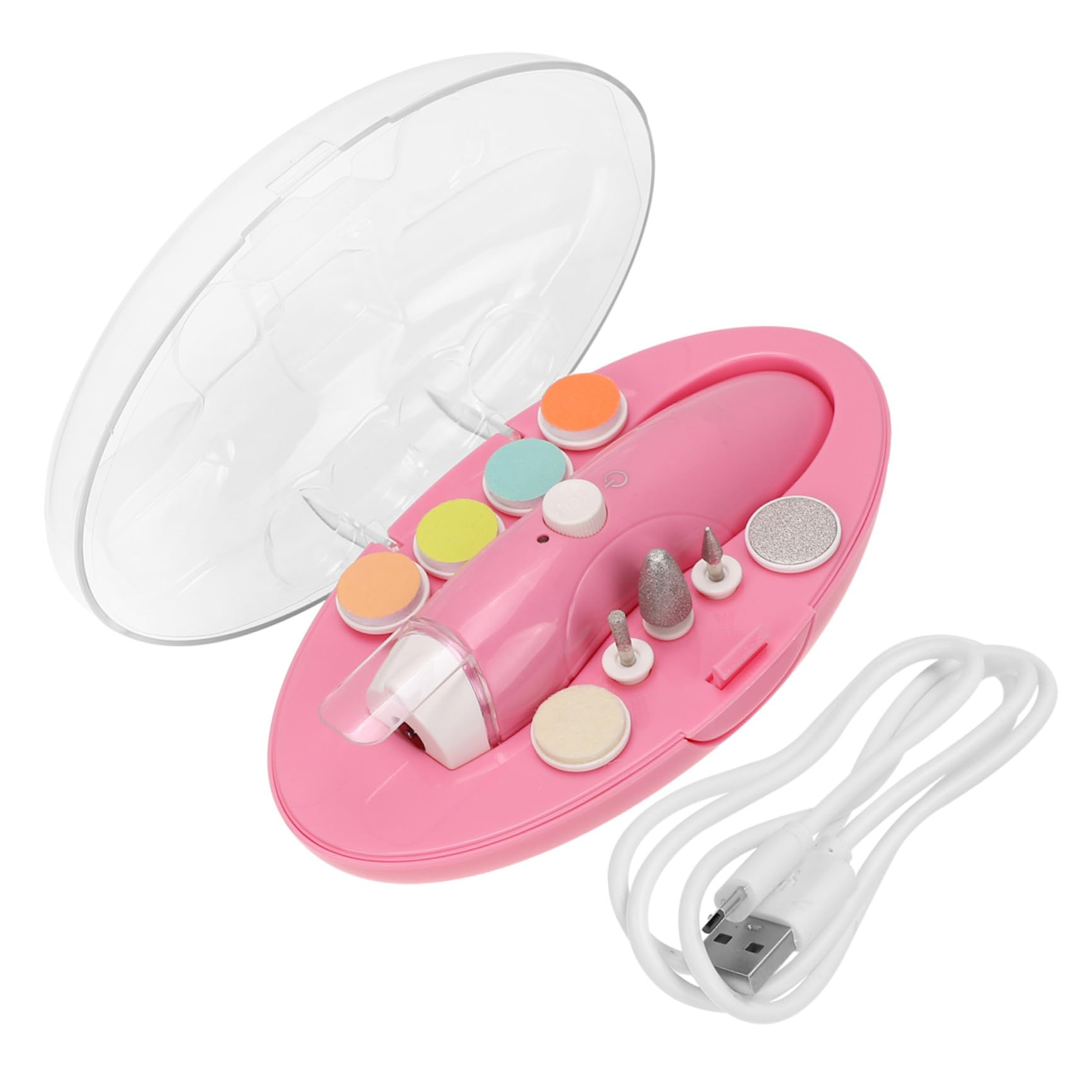 UPKOCH 1 Juego Cortaúñas Para Bebé Cuidado De Las Uñas Bebe Equipo De Bebé Traje Infantil Cortauñas Para El Cuidado De Las Uñas Eliminación De Las Interferencias Rosa Recién Nacido Clavo
