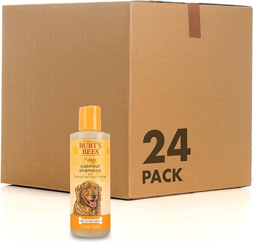 Burt's Bees for Pets Dogs - Champú de avena natural con harina de avena coloidal y miel Champú de avena para perros Champú de avena calmante y