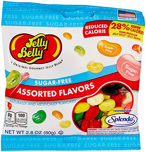Sugar-Free Jelly Belly Jelly Beans - Genuine, Official, Straight from the Source, 2.8 Ounce (Pack of 12)