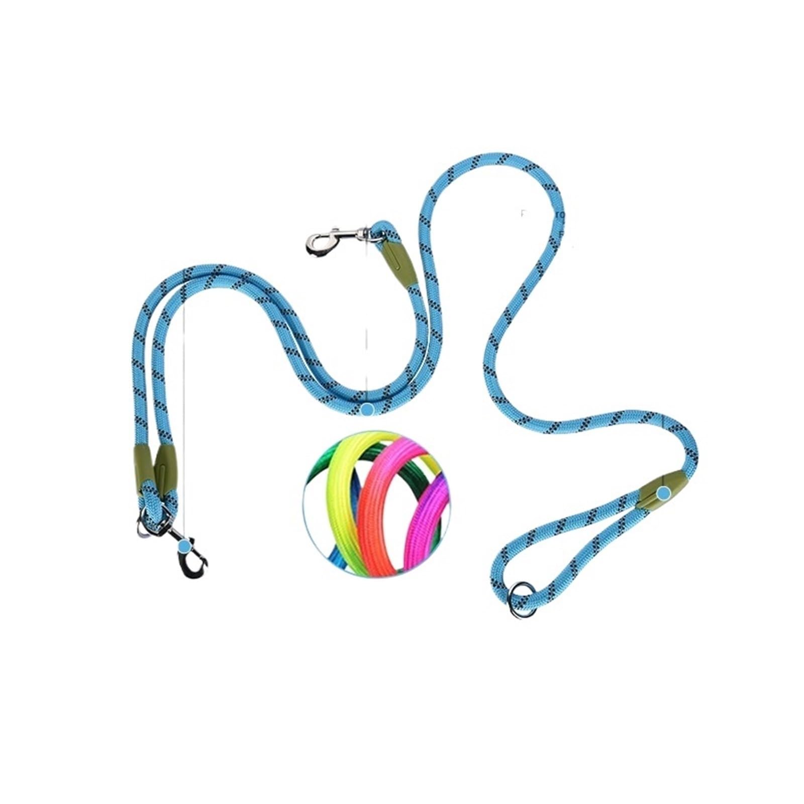 Ceinture en Nylon for Chiens de Compagnie, Laisse de Traction for la Course, Mains Libres pour Ceinture, Running(Black)