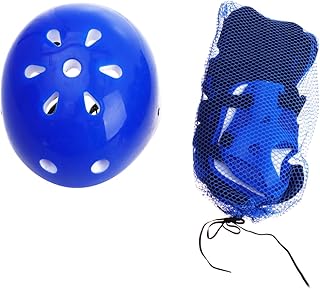 BESPORTBLE 1 Conjunto De Joelheiras Para Crianças Capacete Mtb Protetores De Joelho Para Motocicleta Equipamento De Skate Capacete De Skate Para Crianças Joelheiras Equipamento De Proteção