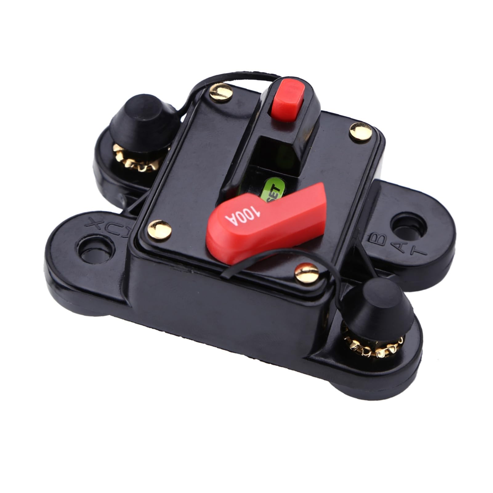 Wyłącznik Obwodowy, DC12 V Wyłącznik Automatyczny do Samochodów Morskich łodzi Rower Stereo Audio Reset Bezpiecznik 80-300A (100A)