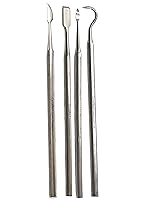 Vista 10 de Juego de herramientas de tallado de cera de alta calidad, herramientas de escultura de cera y arcilla de acero inoxidable, herramientas