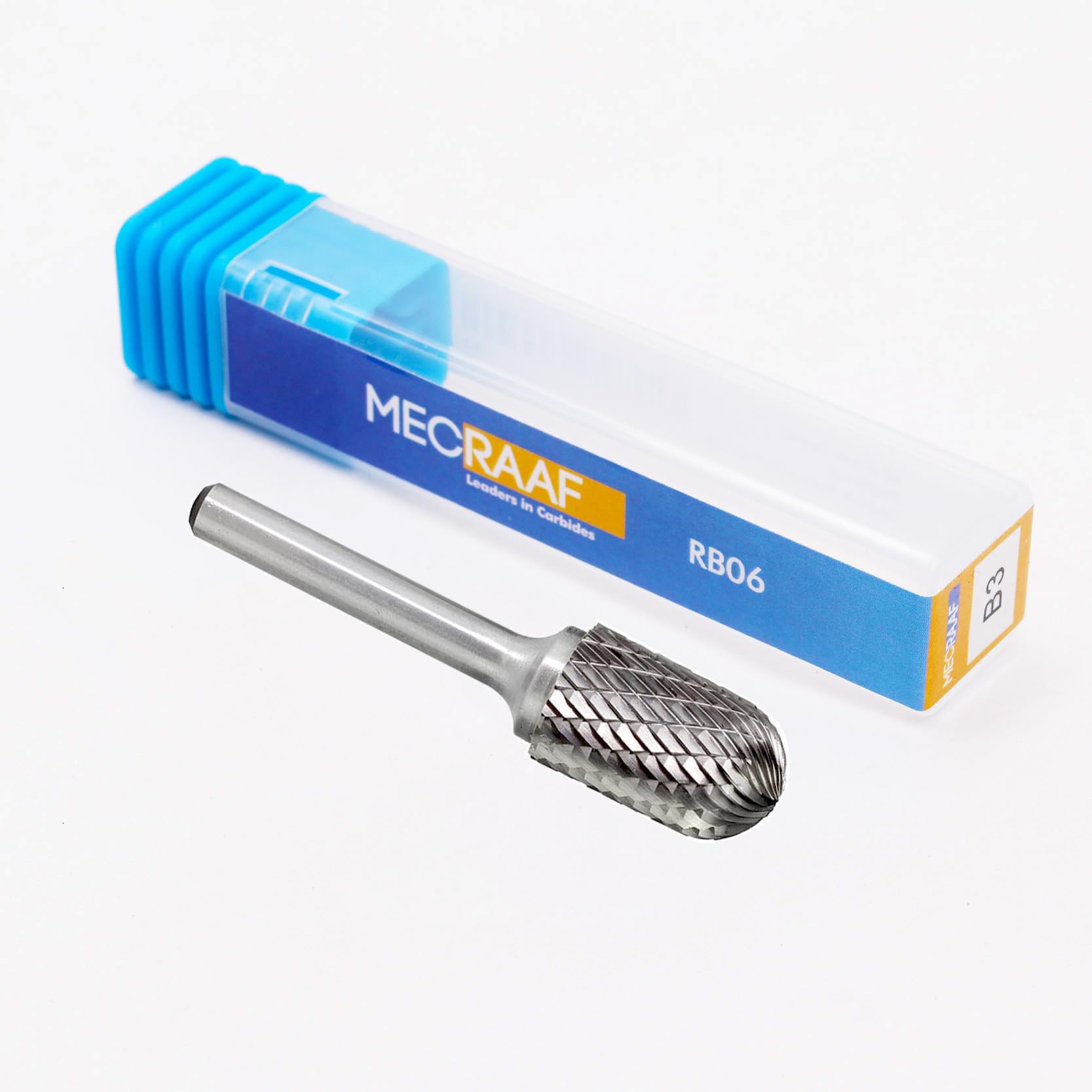 MECRAAF® Super Grade Carbide Rotary Burr Cutter|Double Cut | 6mm Shank(1/4") Head Dia: 9.5mm | Die Grinder Bit|Cylindrical with radius end(B3)|for Metal Wood Carving Engraving Polishing Drilling (B0D96LLS1W) Amazon Price History, Amazon Price Tracker
