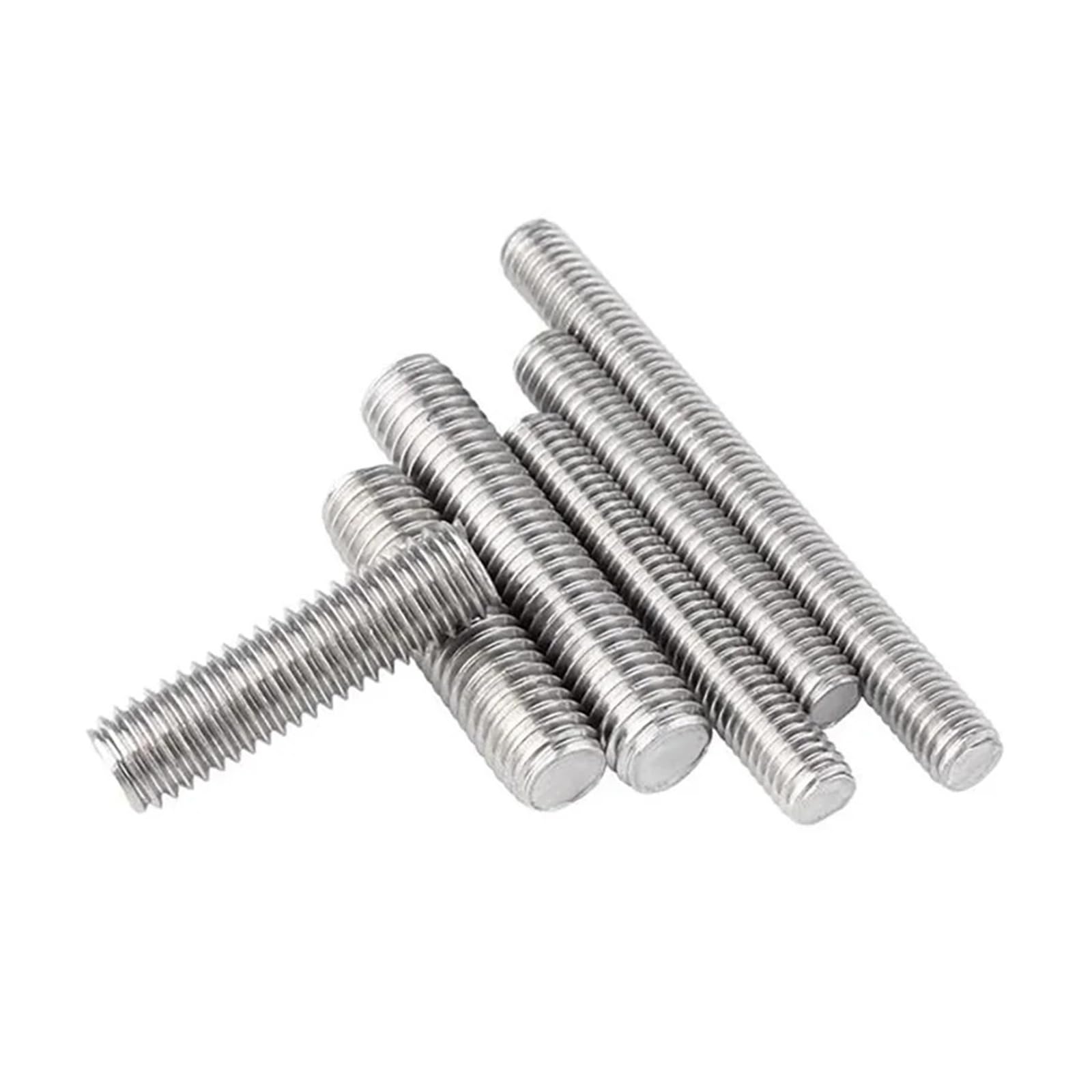 M3 M4 M5 M6 M8 M10 M12 M14 M16 M18 M20 Varilla roscada completa Varillas roscadas totalmente métricas Tornillos Perno de acero inoxidable 304(M10 (5pcs),Length 250mm)