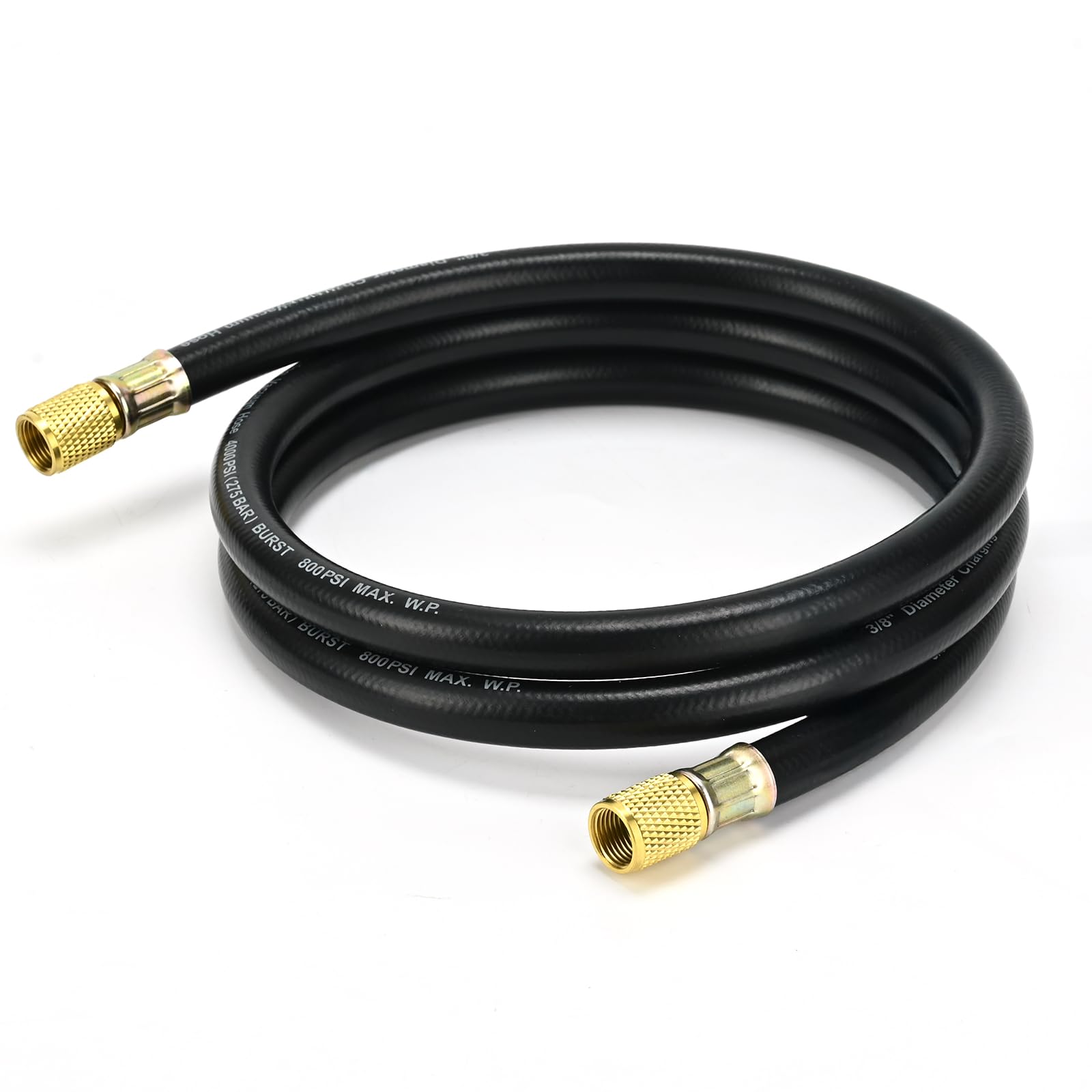 2026 Upgrade HV6 – 3/8" Vacuum Hose,6 Ft,Fittings: 3/8"x 3/8"