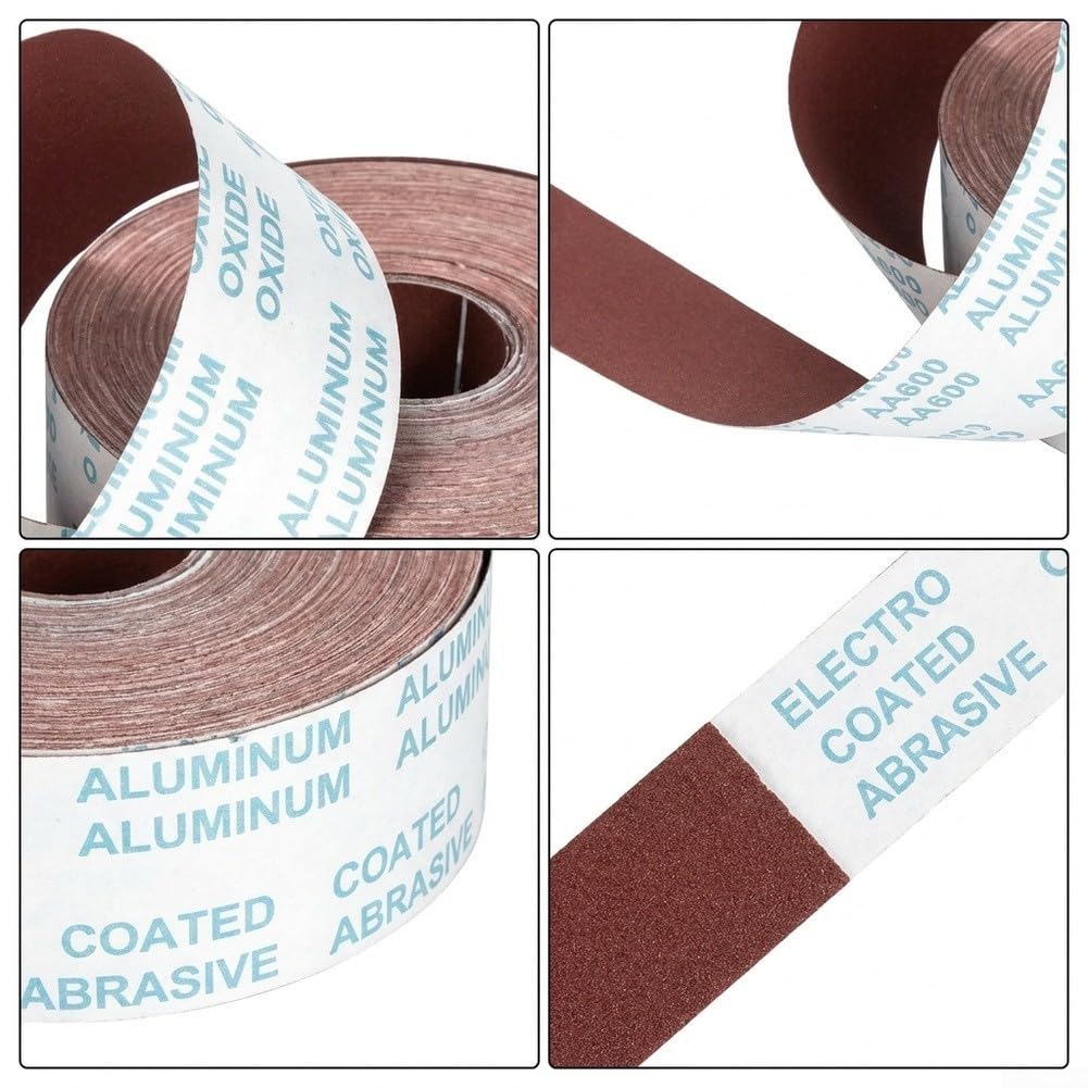 Rollo Lija 60 Tela Flexible 45m Metal para madera Rollo Lija(80)