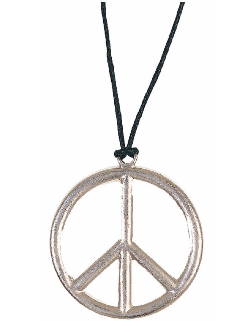 Rubies 1596 Official Adult Hippy Peace Pendant (One Size) Halloween