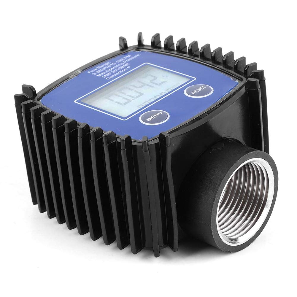 Débitmètre Numérique 1″,Débitmètre à Eau de Haute Précision à Usages Multiples,Débitmètre pour Tuyau d'arrosage, pour,Essence,Urée,Liquide Chimique,Eau, et