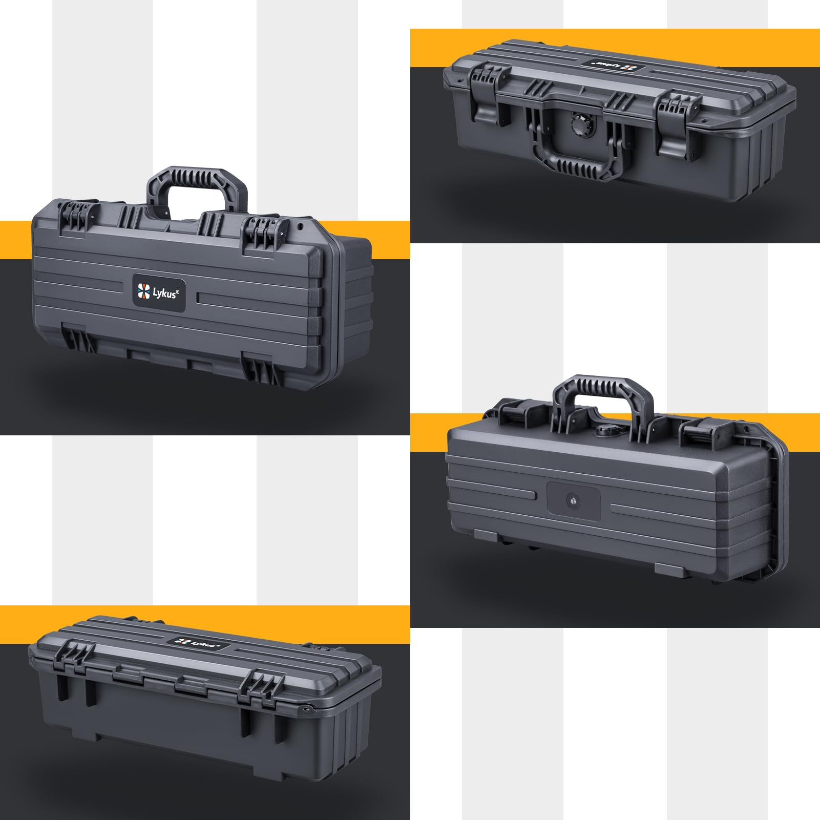 Amazon.co.jp: Lykus HC-4220 防水ハードケース 格子状カットスポンジ