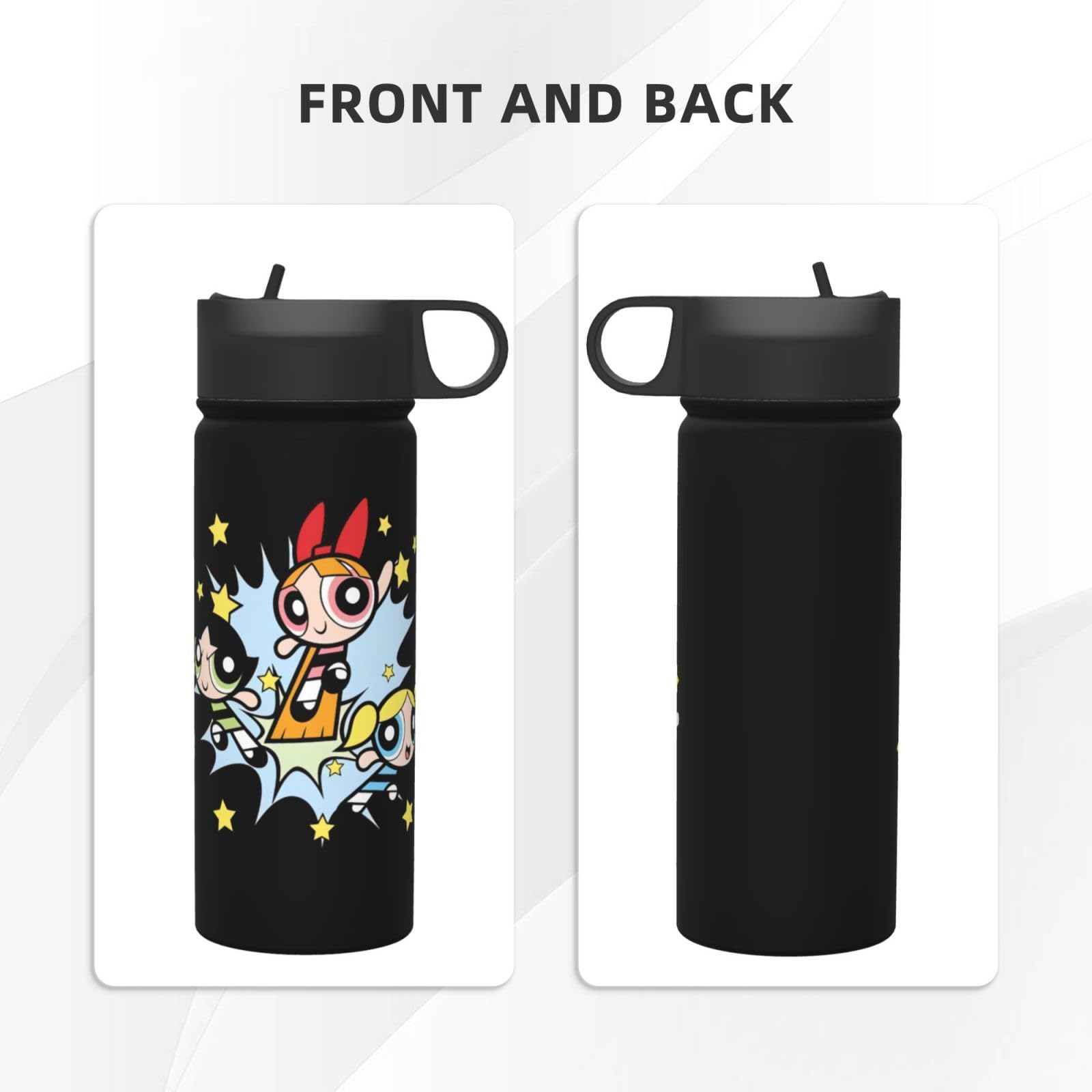 奈雪の茶 × パワーパフガールズ コラボ 保温ボトル600ml 海外限定 奈雪の茶 × パワーパフガールズ コラボ 保温ボトル600ml 海外