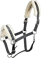 Vista 12 de HORZE Howard Soft Fleece Acolchado Ajustable Poliéster Caballo Halter - Marrón Oscuro - Caballo