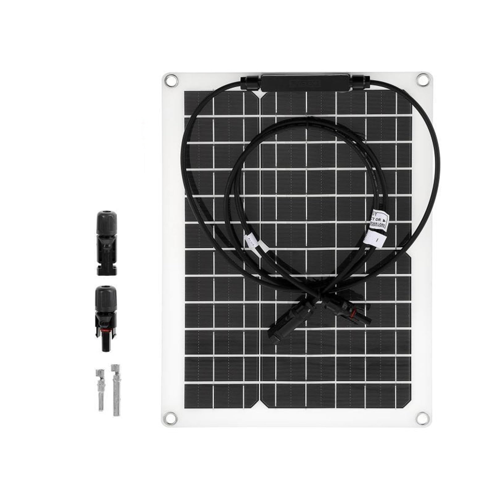 łAdowarka Z Panelem SłOnecznym Panel słoneczny Sun Power Bank ogniw słonecznych z osłoną złącza Kontroler słoneczny IP65 do telefonu Ładowarka do łodzi RV(300W Solar panel)