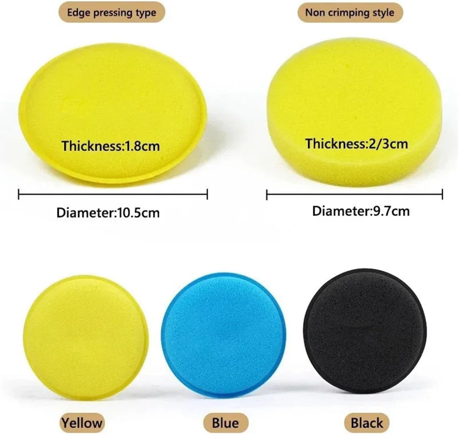 5/10pcs Car Waxing Polish Applicator