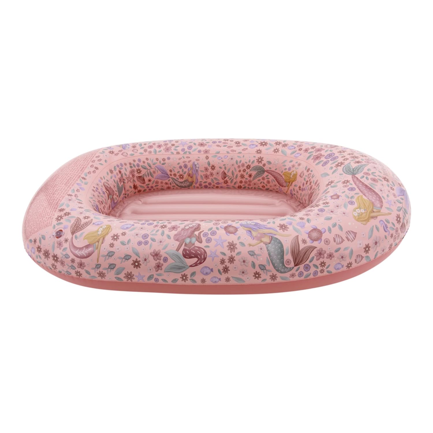 Little Dutch Barca gonfiabile – Gommone – Giocattolo gonfiabile – per ragazze dai 3 anni – Dreamy Mermaid rosa