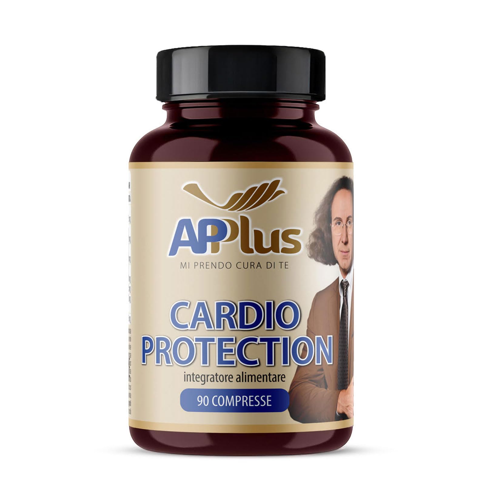 AP PLUS Cardio Protection Integratore Alimentare Benessere del Cuore e Circolazione, Supporto alla Funzionalità Vascolare e Protezione Antiossidante con Aglio Nero e Ginkgo Biloba | 90 Compresse