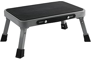 Cuisinart AirCharcoal 1-Step 330lbs Capacity Folding Metal Step Stool