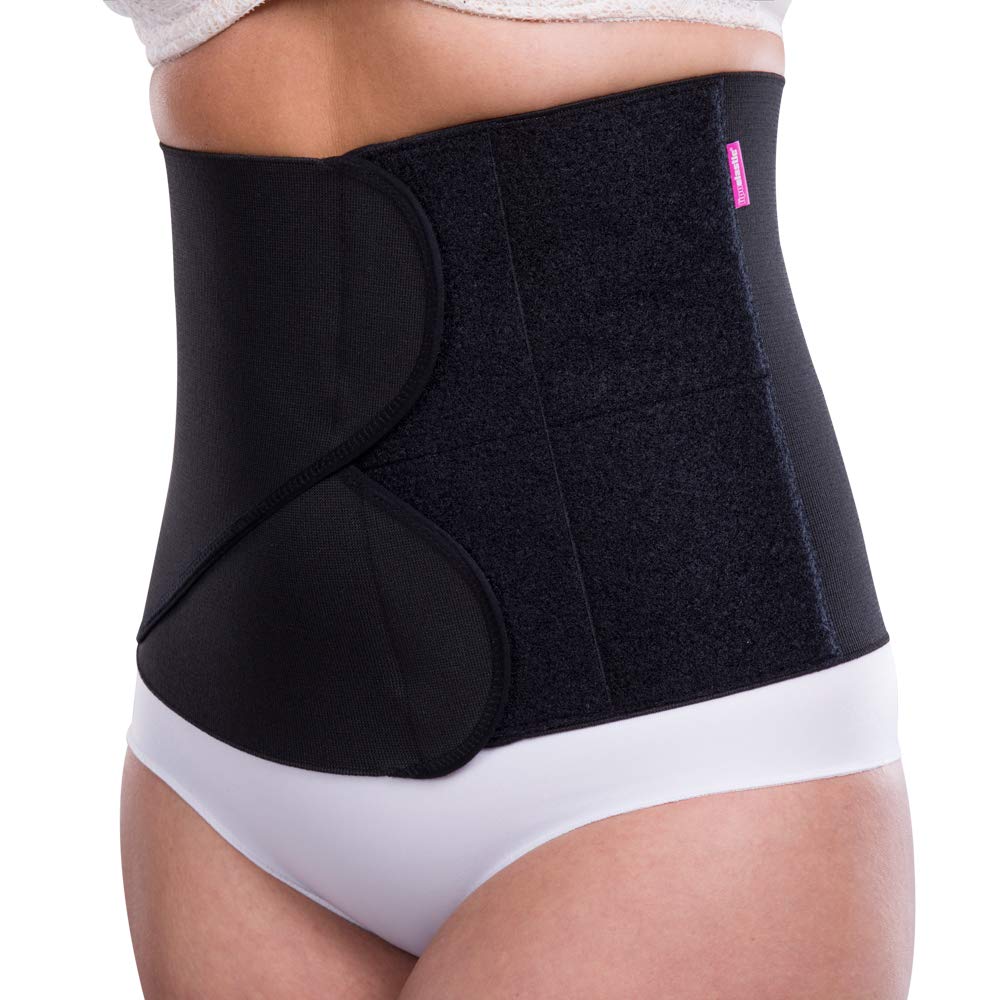 LIPOELASTIC KPress Klettverschluss Schwarz 24 S-M