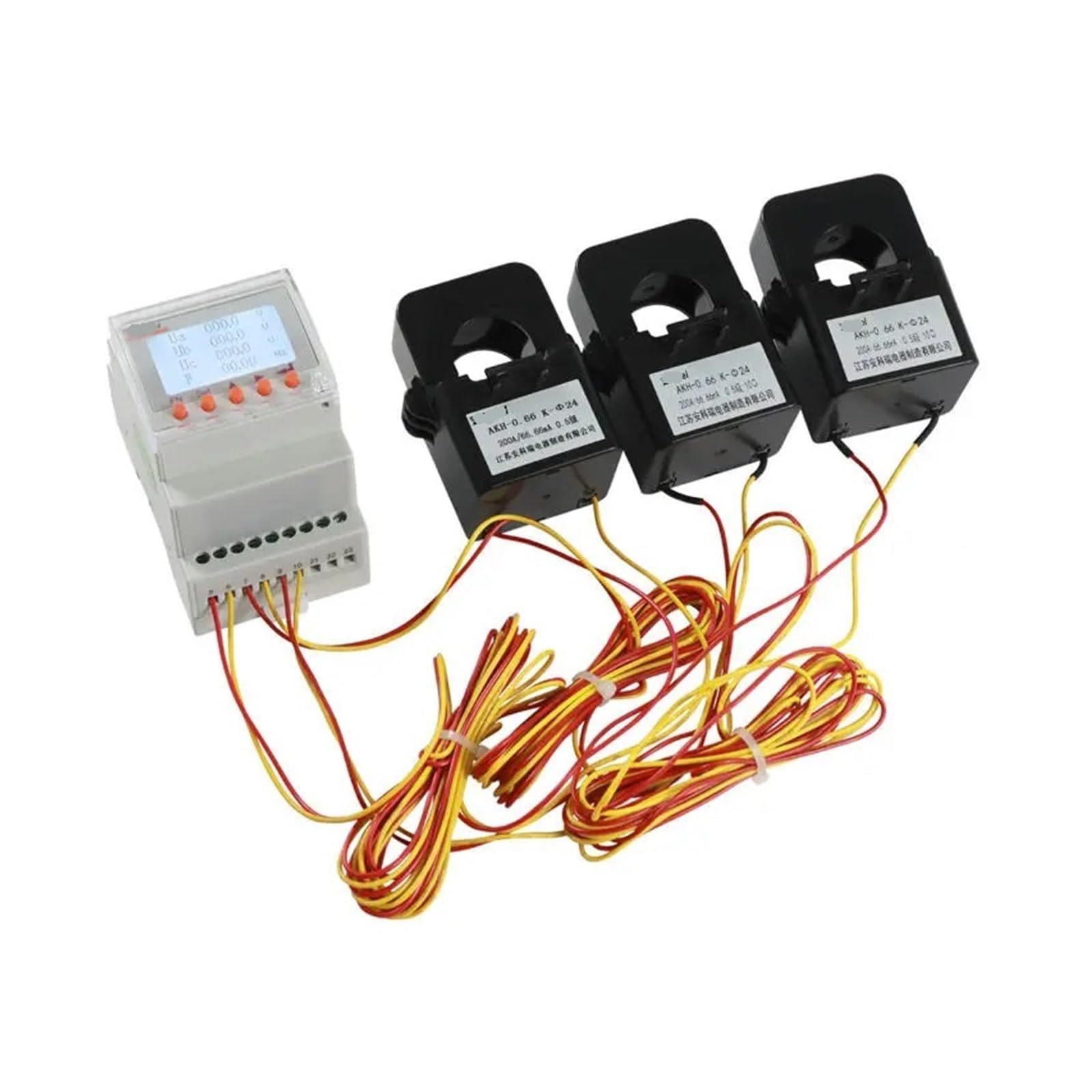 Medidor de energía eléctrica ACR10R-D16TE4 trifásico bidireccional de 380V para carril DIN